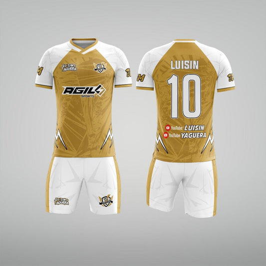 UNIFORME DOURADO COMPLETO