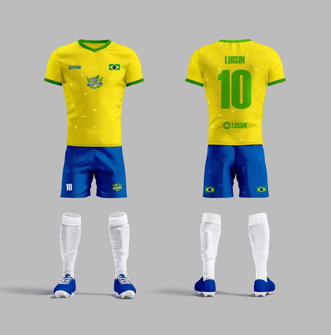 UNIFORME BRASIL - COPA DO MUNDO TROPA DO RAIO
